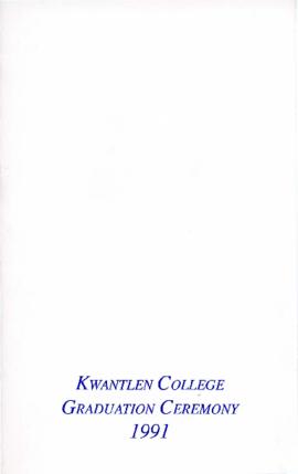 1991 Graduation Program